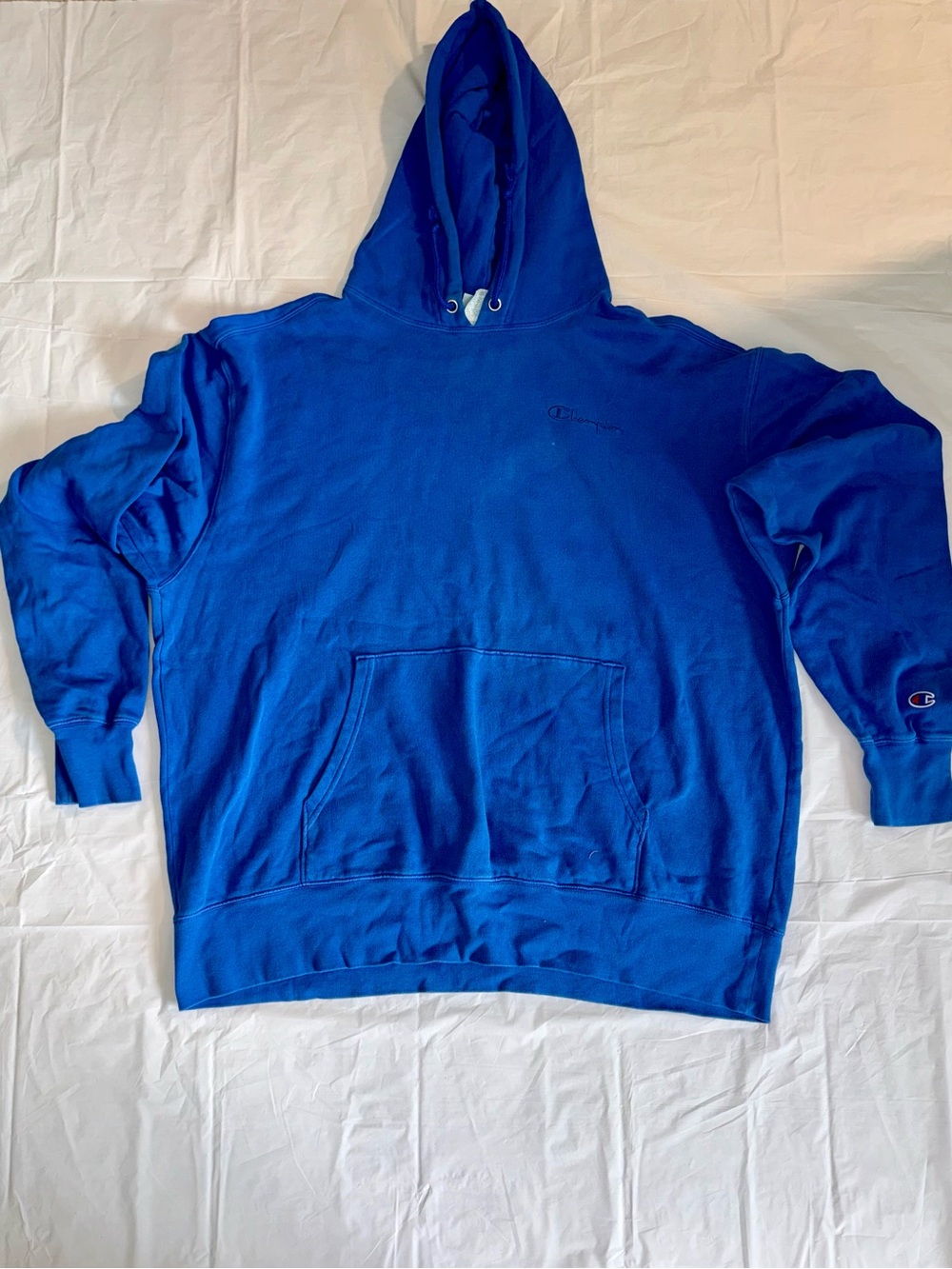Champion Men's Royal Blue Pullover Hoodie
